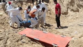 Nasır Hastanesi’nde bulunan 2 bin Filistinli kayıp