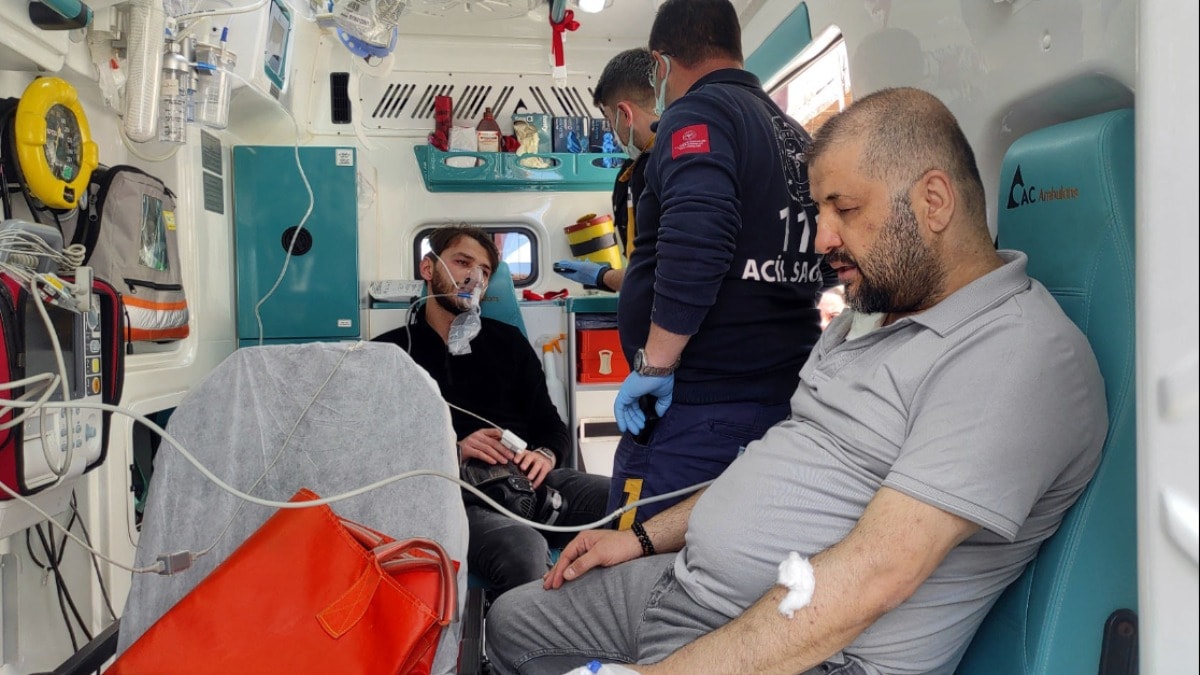 Burdur'da şizofreni hastası, dört polisi hastanelik etti