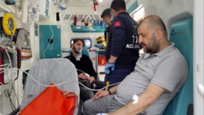 Burdur'da şizofreni hastası, dört polisi hastanelik etti