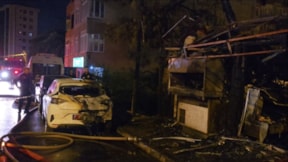 İstanbul'da restoran alev alev yandı