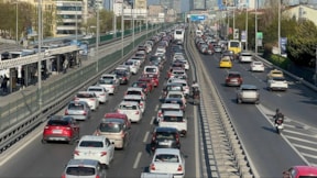 İstanbul'da trafik çilesi bayramda daha da arttı
