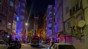 Bursa'da 6 katlı apartmanda yangın paniği