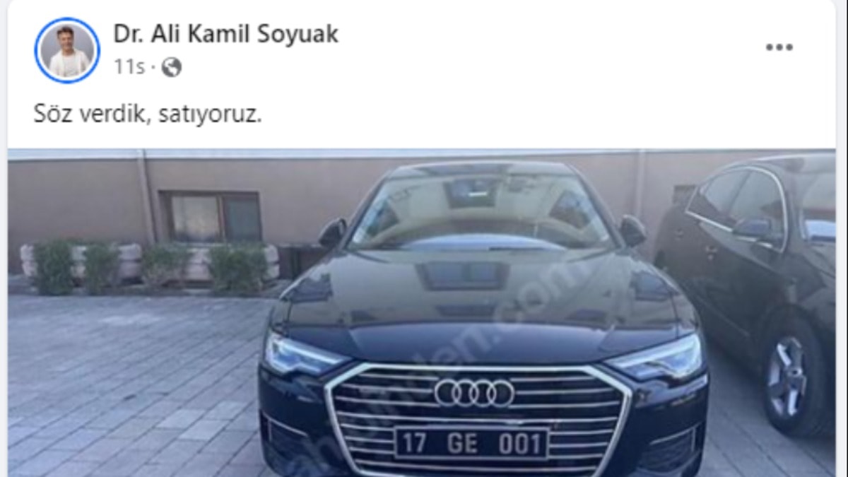 Makam aracını satışa çıkardı: Acil satılık, belediyenin çok borcu var