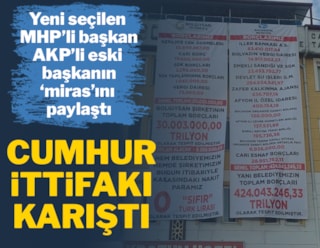 MHP'ye geçen belediyede AKP'li başkan kasada 'sıfır' TL bırakmış