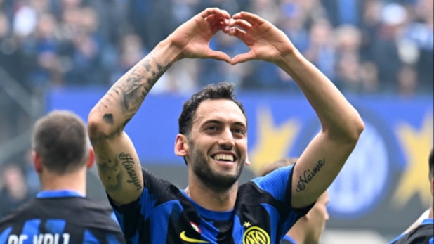 Inter, Hakan Çalhanoğlu'nun golleriyle kazandı