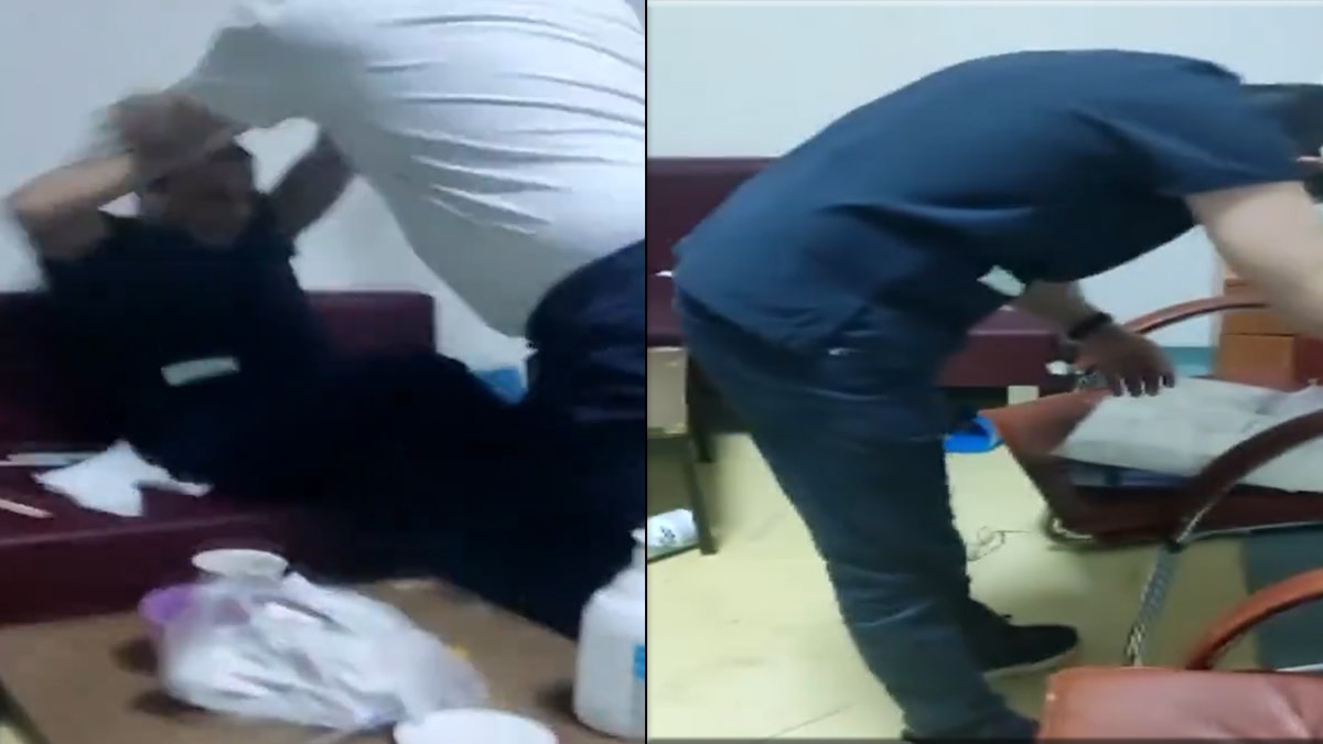 Hastanedeki kavgada kan döküldü