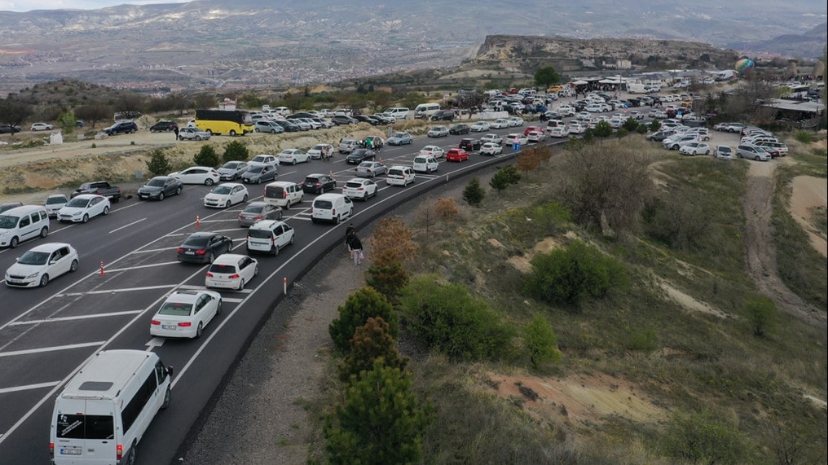 Kapadokya'ya tatilci akını