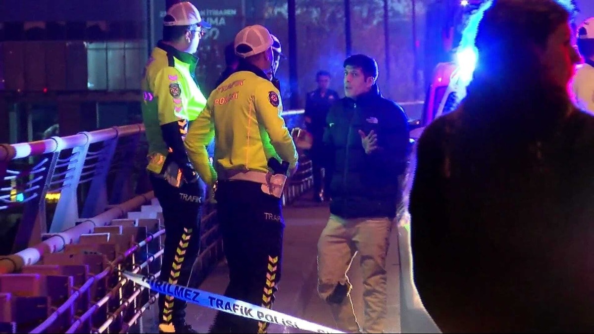 Şişli'de devrilen motosikletin sürücüsü öldü