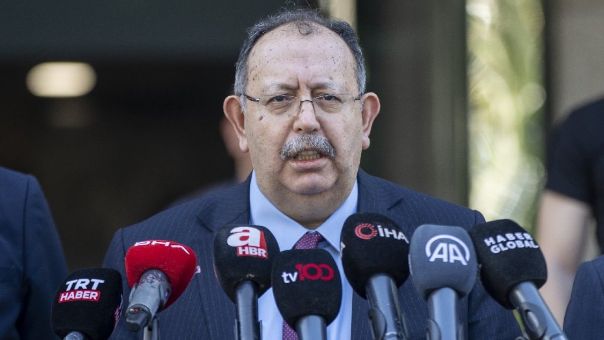 YSK Başkanı'ndan 'Hatay' açıklaması