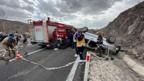 Gümüşhane'de korkunç kaza: Sürücü öldü, eşi yaralandı