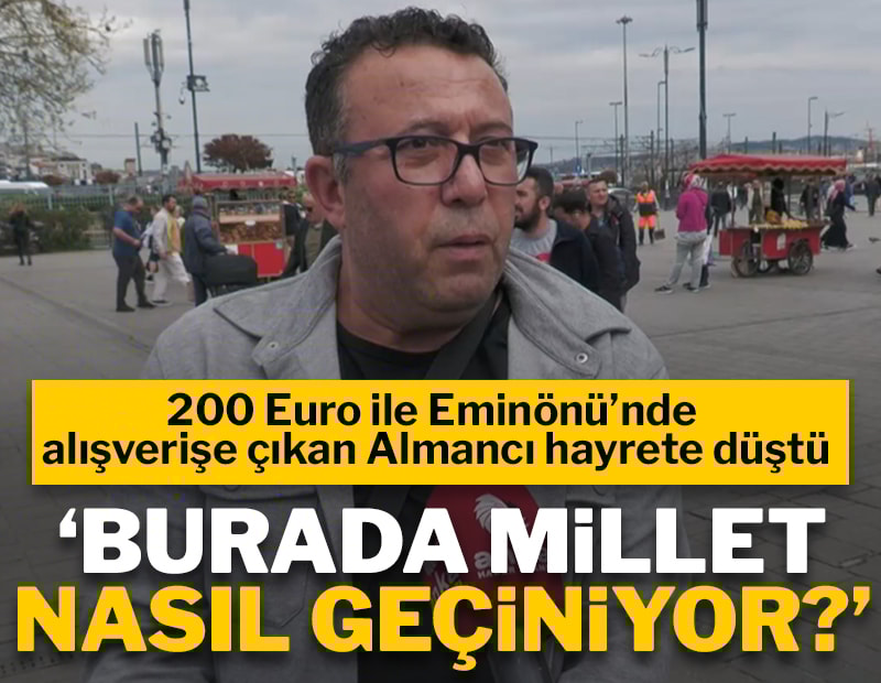 Almanc� hayrete d��t�: Burada millet nas�l ge�iniyor