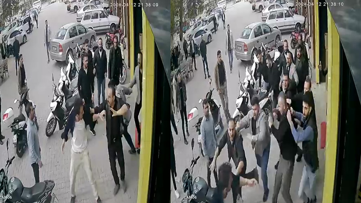 Yol verme tartışması kavgaya dönüştü: Motosikletliyi 8 kişi dövdü