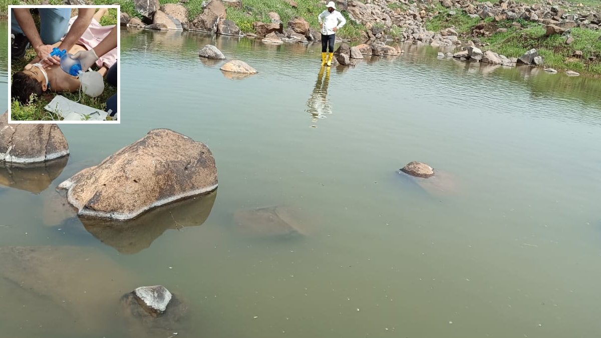 Boğulma tehlikesi geçiren çocukları mahalleli kurtardı