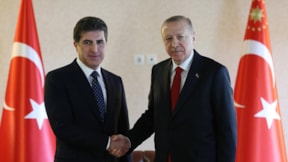 Erdoğan'la görüşme öncesi Barzani'den Türkçe paylaşım