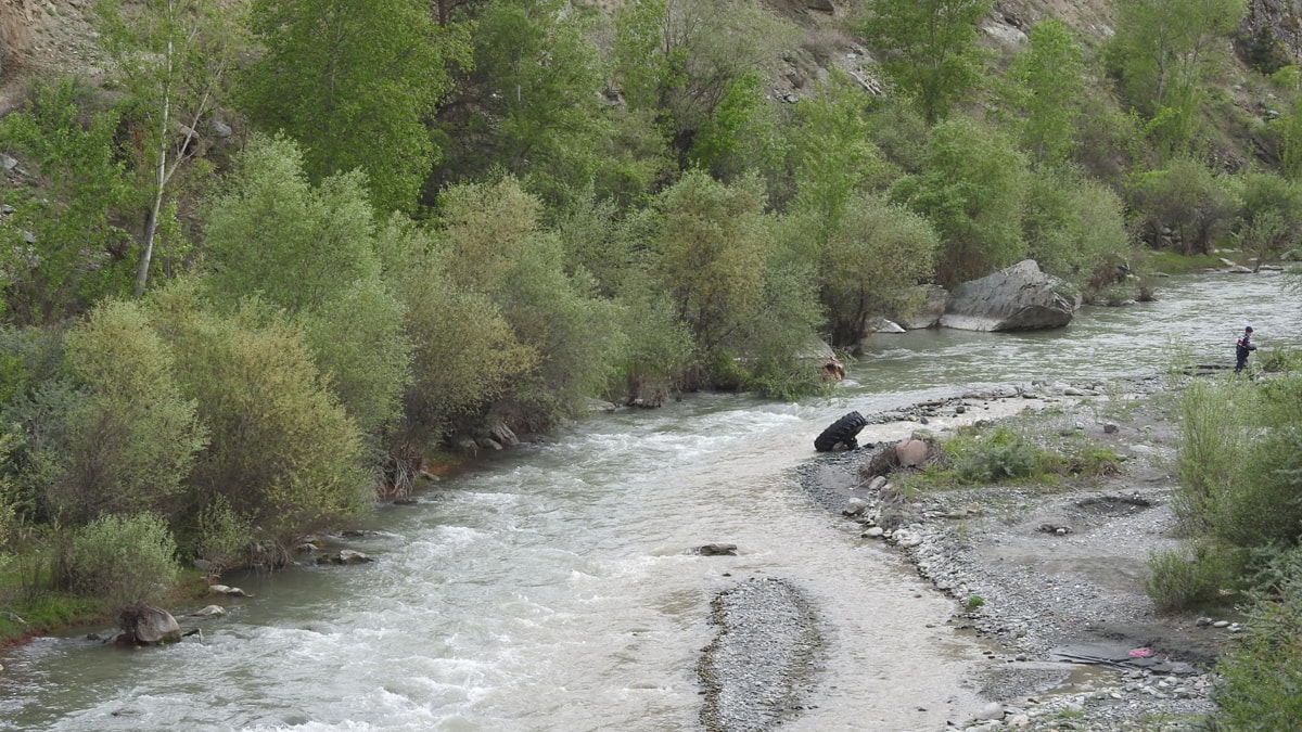 Kontrolden çıkan traktör 600 metreden Devrez Çayı'na uçtu