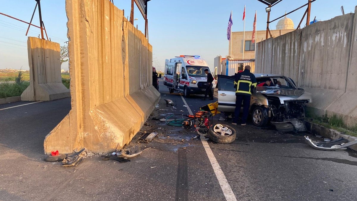 Polis uygulama noktasında kaza: Yaralılar var