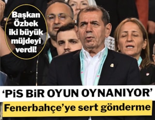 Dursun Özbek, Fenerbahçe'ye sataştı: Pis bir oyun oynanıyor