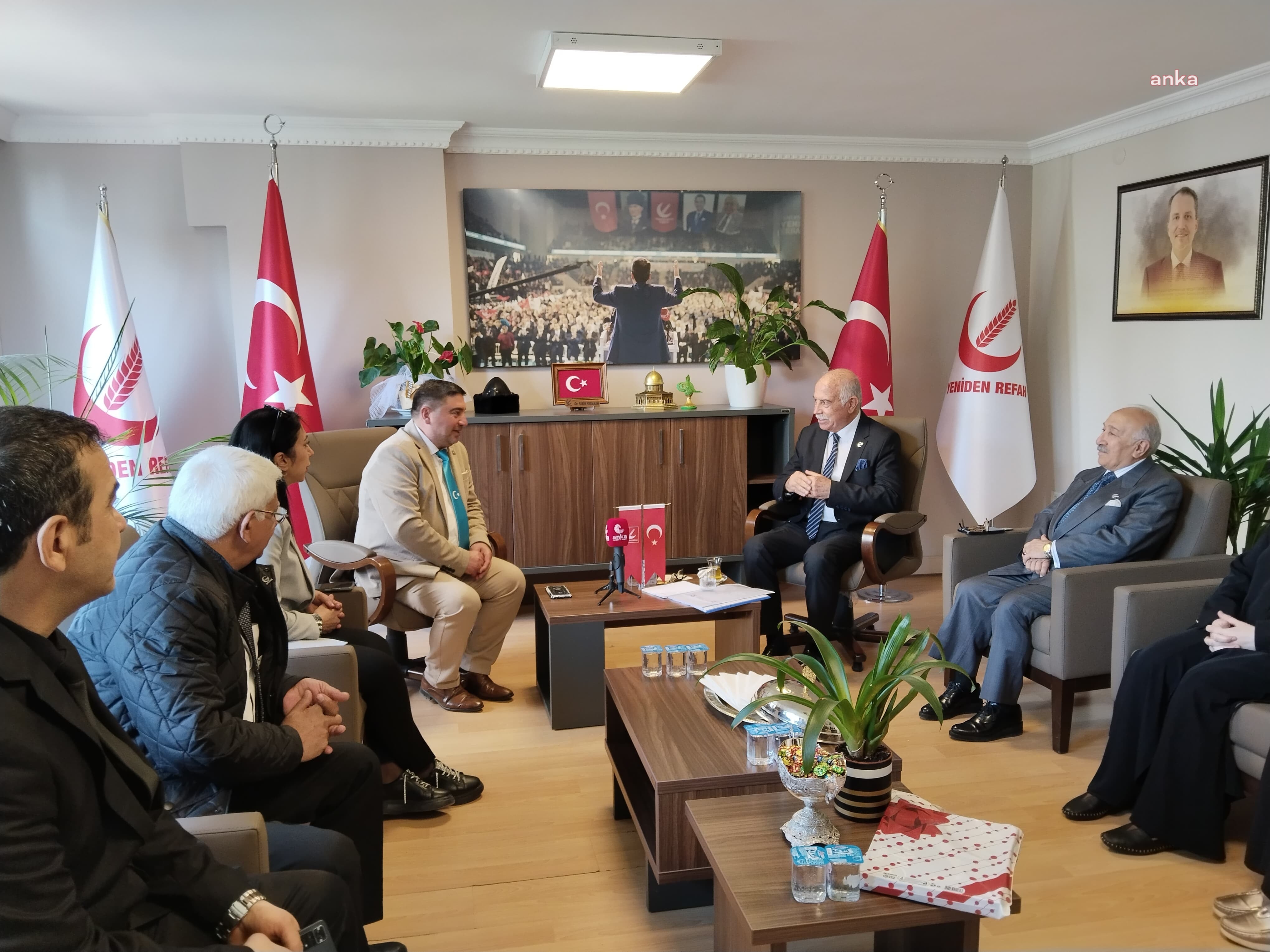 Saadet'ten YRP'ye bayram ziyareti: Gündem iktidarın İsrail ile ticareti...