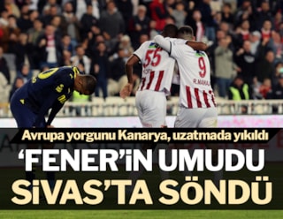 Sivasspor, Fenerbahçe'nin umutlarını 90+4'te yıktı: 2-2