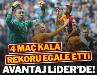 Galatasaray, Adana Demirspor 3 golle devirdi, Fenerbahçe'nin rekorunu egale etti!
