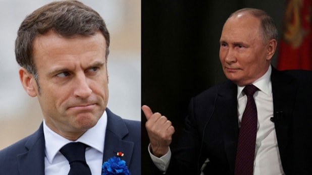 Putin ve Macron karşı karşıya