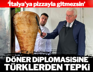 Steinmeier'in 'döner diplomasisine' tepki: 'İtalya'ya pizza götürmezsin'