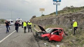 Kaza sonrası araç bu hale geldi, şoför hayatını kaybetti