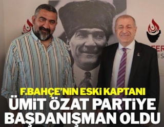 Fenerbahçe'nin eski kaptanı Ümit Özat Zafer Partisi'nde başdanışman oldu