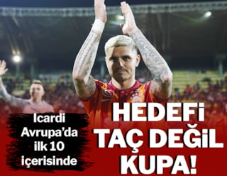 Galatasaray'da Icardi krallığı değil şampiyonluğu düşünüyor!