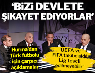 Süleyman Hurma'dan flaş sözler: Türkiye Ligi tescil edilmeyebilir! Bizi devlete şikayet ediyorlar