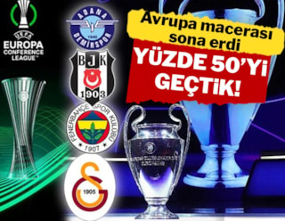 Avrupa maceramız 48 maçta bitti! Adana Demirspor, Beşiktaş, Fenerbahçe ve Galatasaray'ın yolculuğu...