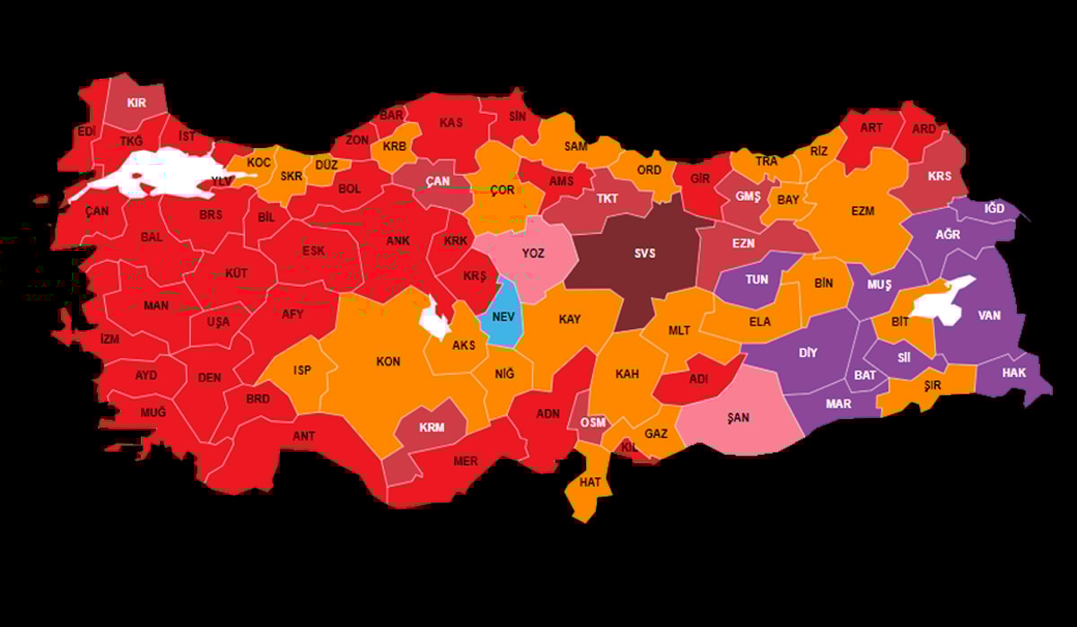 Nefes kesen yarışta kıl payı el değiştiren iller