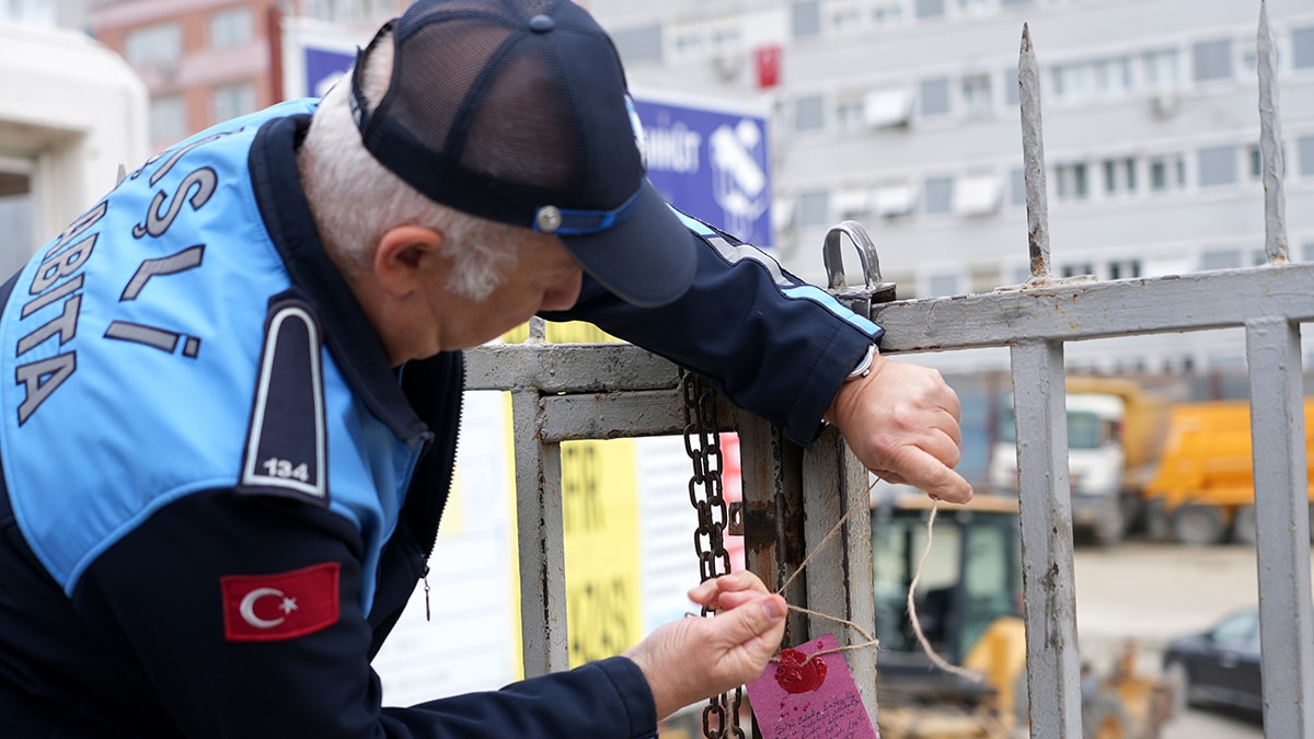 Şişli'nin 'Kanal İstanbul'u mühürlendi