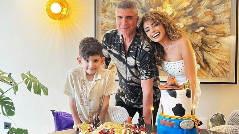 Özcan Deniz'in oğlu Kuzey 6 yaşına bastı
