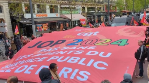 Paris'te Olimpiyat karışıklığı: İşçiler sokağa döküldü
