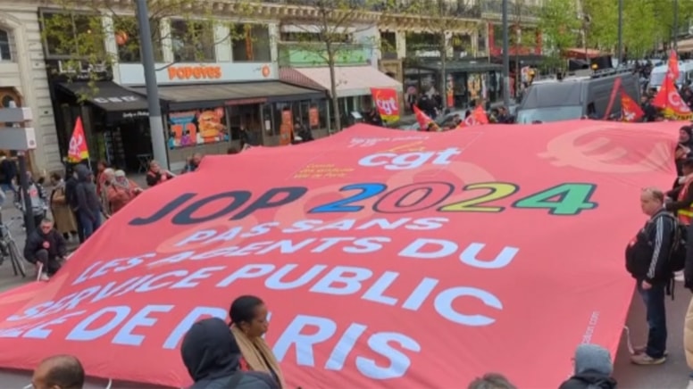 Paris belediye çalışanları, Olimpiyatlar için ek ücret talep ediyor
