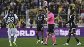 Fenerbahçe-Beşiktaş derbisinde Al-Mustati kırmızı kart gördü