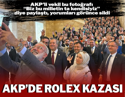 AKP’de Rolex kazası