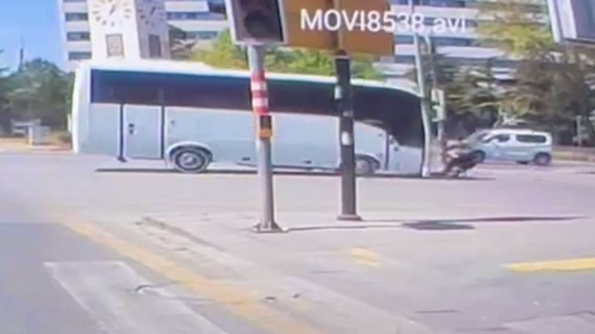 Ankara'da Scooter kazası: Metrelerce sürüklendi