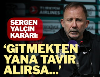 Antalyaspor Sergen Yalçın kararını açıkladı: Gitmekten yana tavır alırsa...