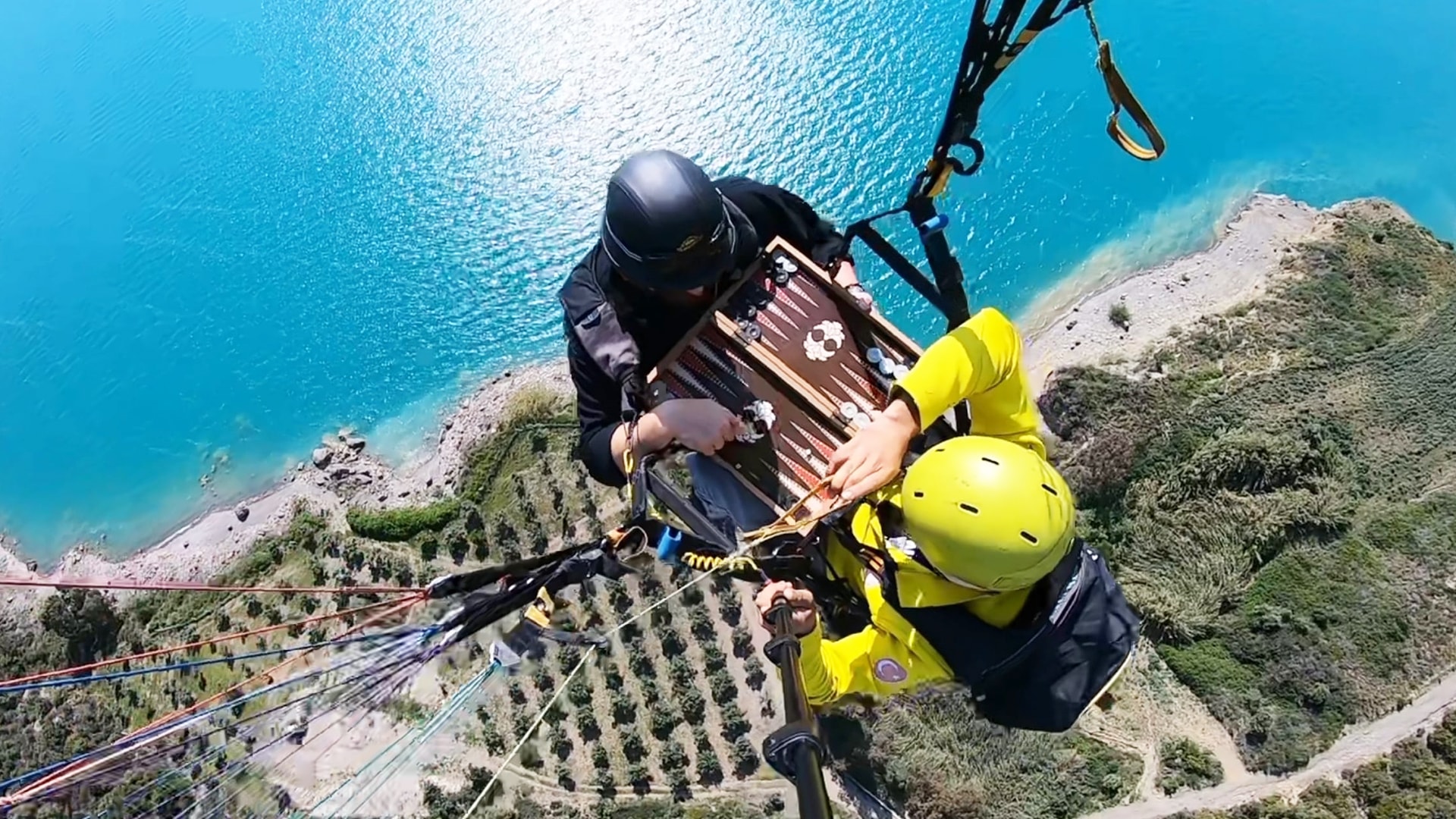 Gökyüzünde tavla keyfi