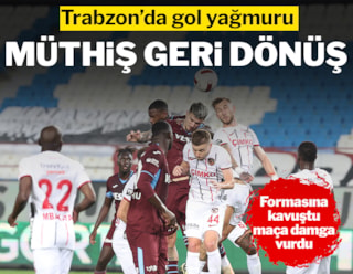 Trabzonspor'dan Gaziantep FK karşısında Onuachu ile müthiş geri dönüş