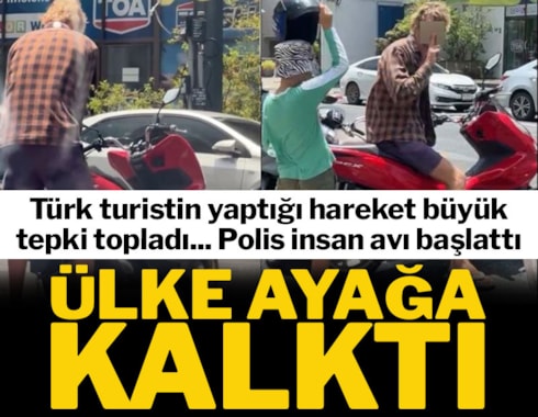 Türk turist ülkeyi karıştırdı: Yaptığı hareket olay oldu