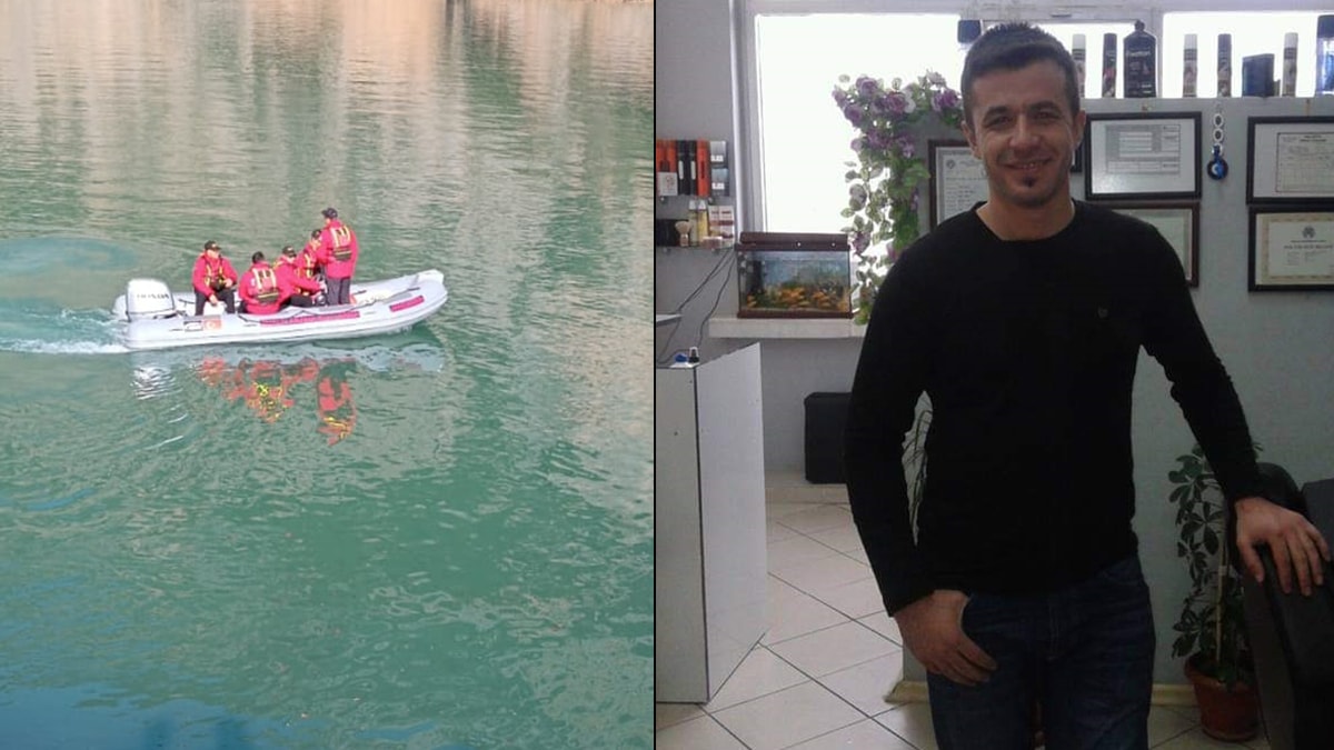 Balık tuttuğu sırada göle düşüp kayboldu