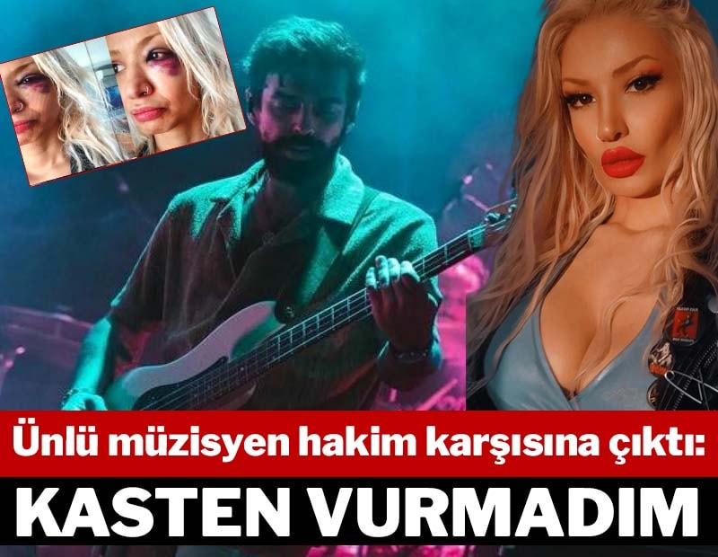 Ünlü müzisyen hakim karşısına çıktı:"Kasten vurmadım"