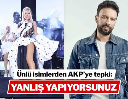 Ünlü isimlerden AKP'nin önerisine tepki: Hata yapıyorsunuz