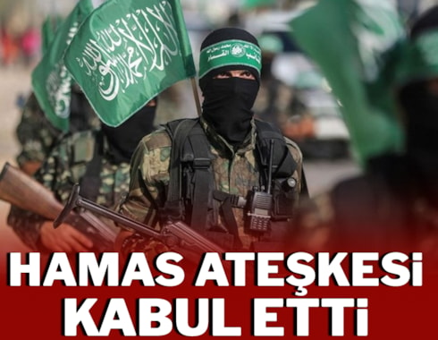 Hamas: Ateşkesi kabul ediyoruz