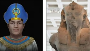 Antik Mısır firavununun yüzü ortaya çıkarıldı
