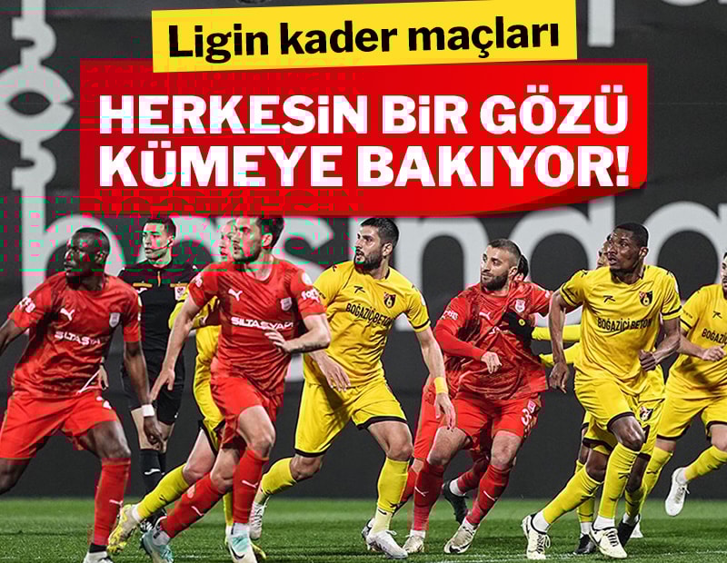 Süper Lig'de son hafta korkusu! Küme düşen son takım belli oluyor...