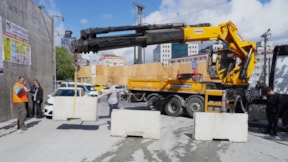 İBB'den Şişli’deki gökdelen inşaatına beton bariyer